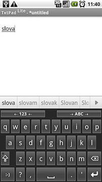 斯洛伐克软键盘截图