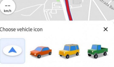 谷歌地图为安卓用户更新：增加新的车辆图标